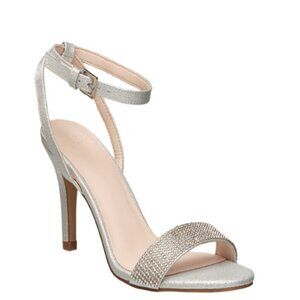 H by Halston Silver Party Dress Sling